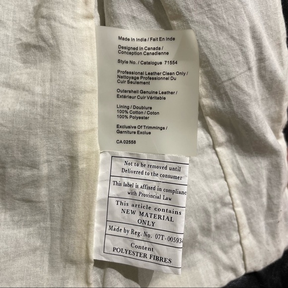 BLINK by DANIER | Leather Moto Jacket - Picture 3 of 11